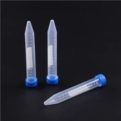 2021 OEM / ODM พลาสติกทรงกรวยกลมปราศจากเชื้อ 15 Ml 15ml 2ml Microcentrifuge Centrifugal Tube Tubes